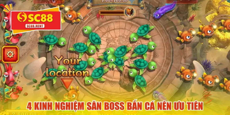 4 kinh nghiệm săn boss bắn cá nên ưu tiên