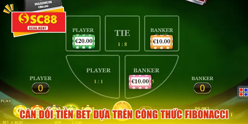 Cân đối tiền bet dựa trên công thức Fibonacci