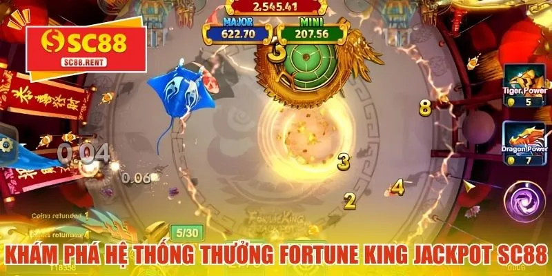 Khám phá hệ thống thưởng Fortune King Jackpot SC88