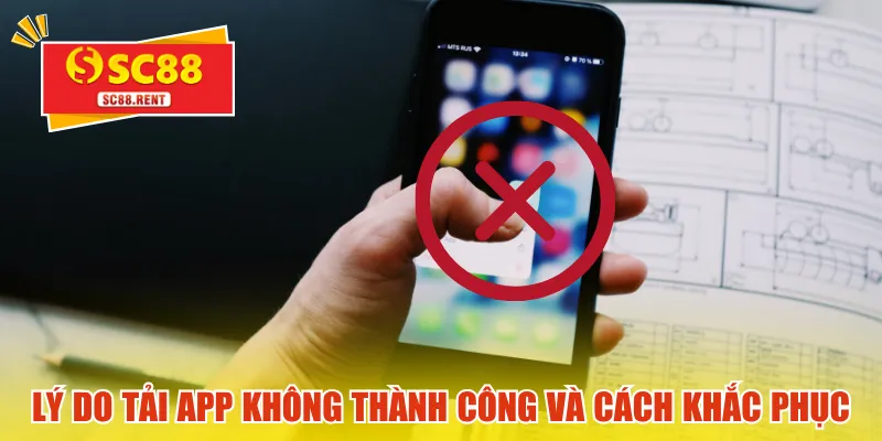 Lý do tải app không thành công và cách khắc phục