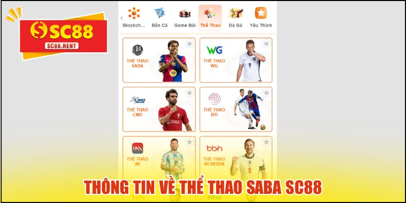 Thông tin về thể thao Saba SC88
