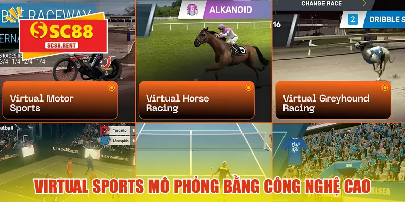 Virtual sports mô phỏng bằng công nghệ cao
